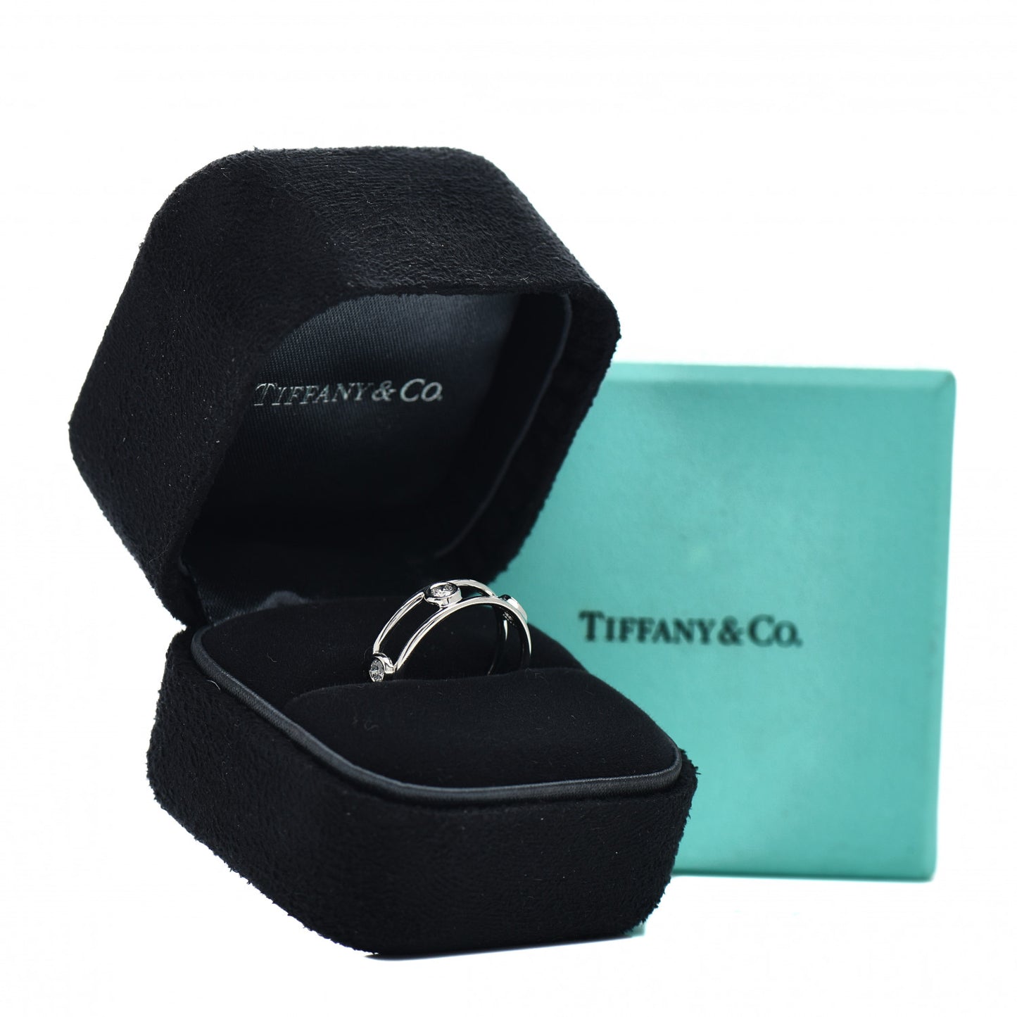 Platinum Diamond Elsa Peretti Diamonds by the Yard Ring 49 5