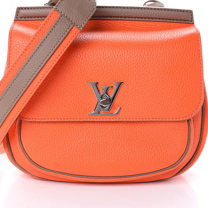 Louis Vuitton Taurillon Marceau Tangerine Taupe 6 of 8