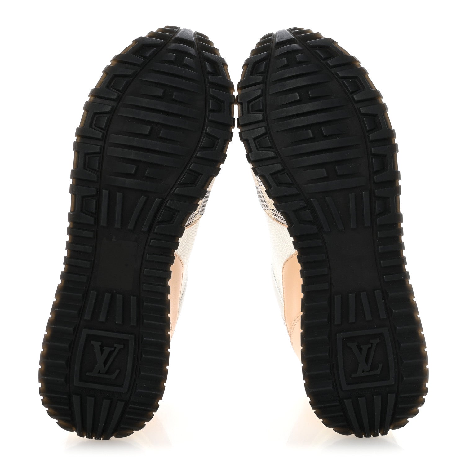 Louis Vuitton Calfskin Damier Azur Run Away Sneakers 37 White 6 of 9