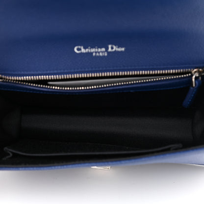 Christian Dior Grained Calfskin Small Diorama Flap Bag Bleu De Minuit 5 of 8