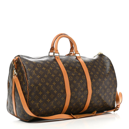 Louis Vuitton Monogram Keepall Bandouliere 55 3 of 15
