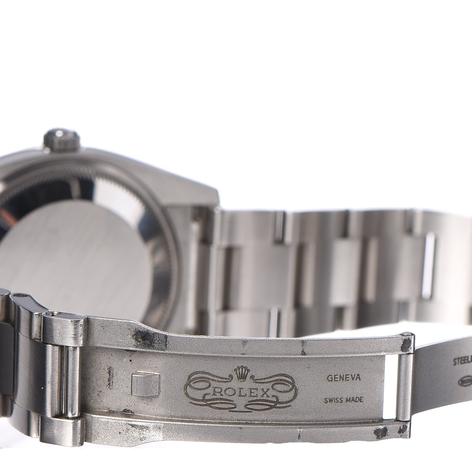 Rolex Stainless Steel 34mm Oyster Perpetual Air-King Watch Silver 114200 6 of 8