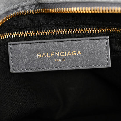 Balenciaga Suede Gold Metallic Edge Hardware City Gris Plomb 6 of 14