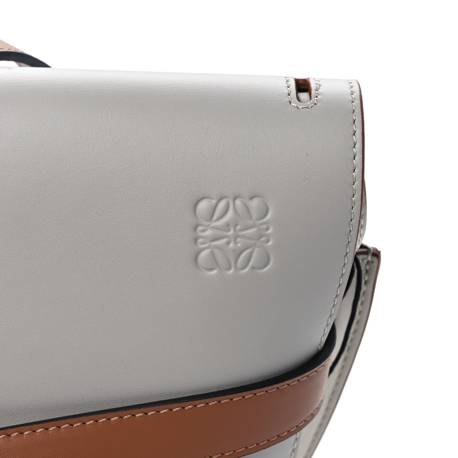 Loewe Calfskin Small Dual Gate Crossbody Bag Ghost Light Ghost 6 of 10
