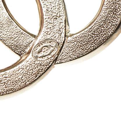 Chanel Baguette Crystal CC Brooch Gold 4 of 4