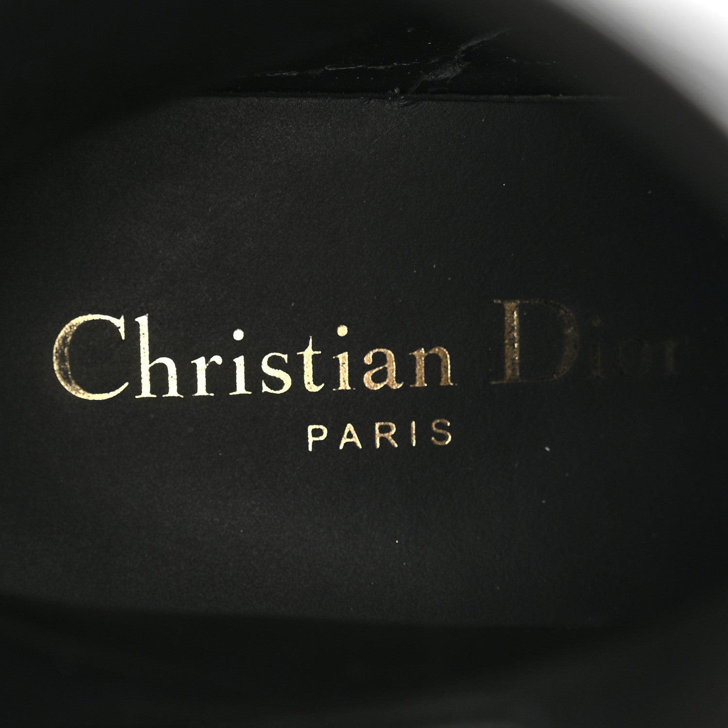 Christian Dior Nappa Symbol Ankle Boots 35.5 Black 6 of 11