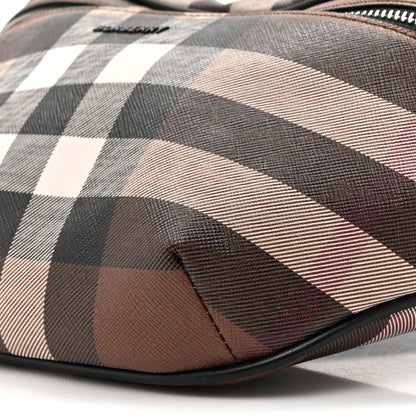 Burberry E-canvas Check Cason Bum Bag Dark Birch Brown 8 of 9