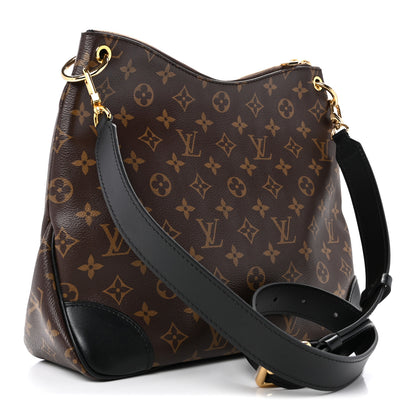 Louis Vuitton Monogram Odeon MM Black 3 of 11