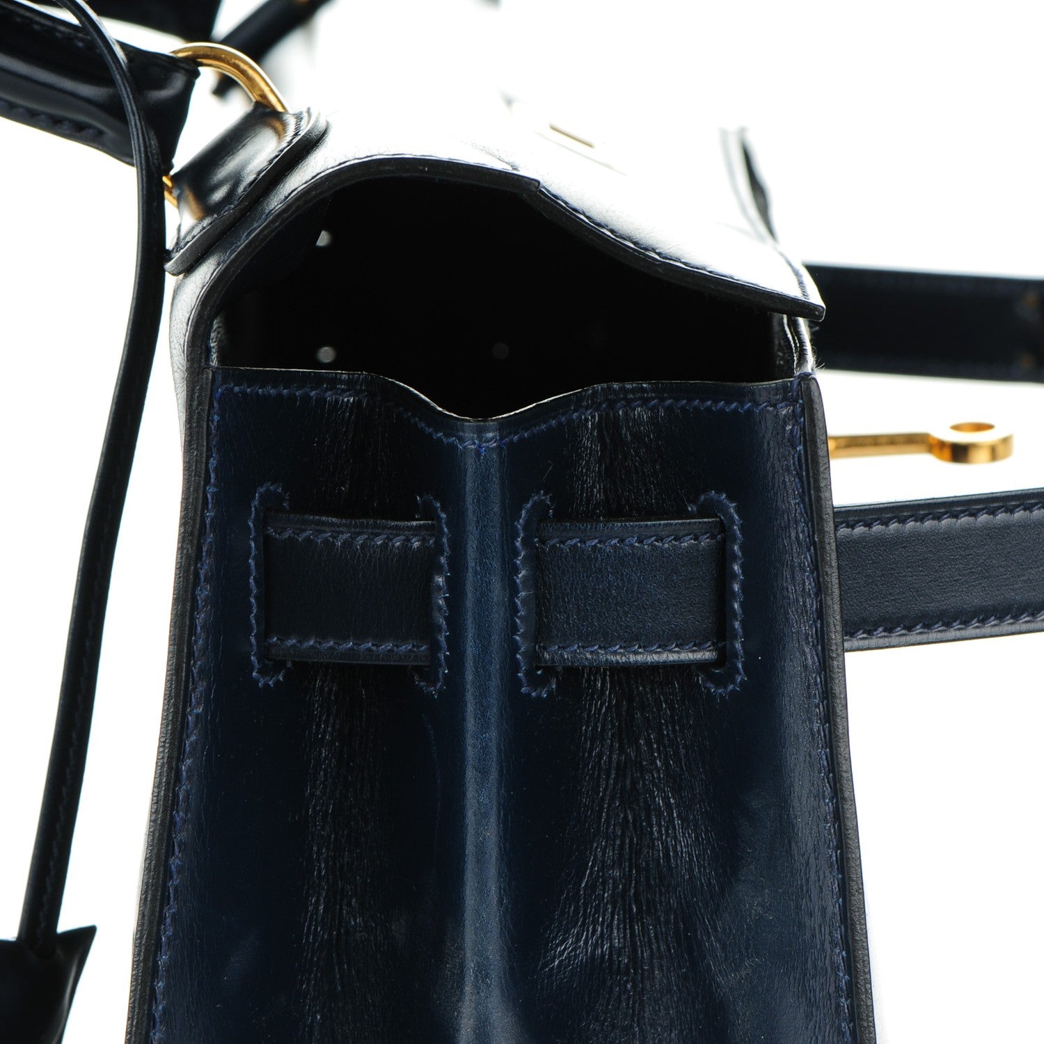 Hermes Box Kelly Sellier 28 Bleu Marine 18 of 25