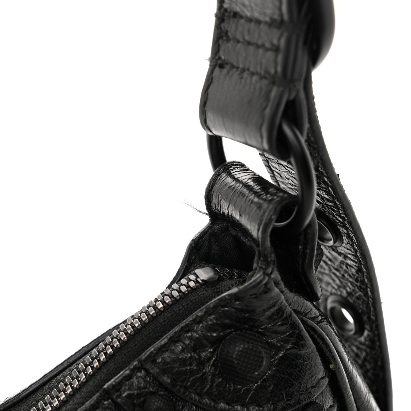 Agneau Arena Le Cagole Shoulder Bag XS Black