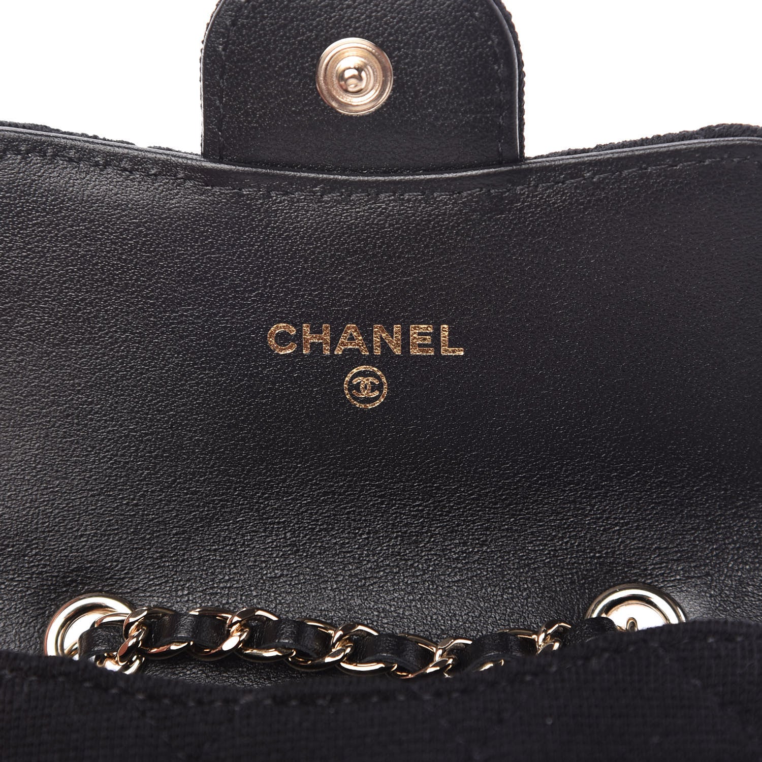 Chanel Jersey Quilted Belt Bag Black 8 of 11