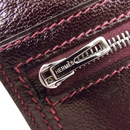 Hermes Crocodile Bearn Bi-Fold Wallet Brown 8 of 10