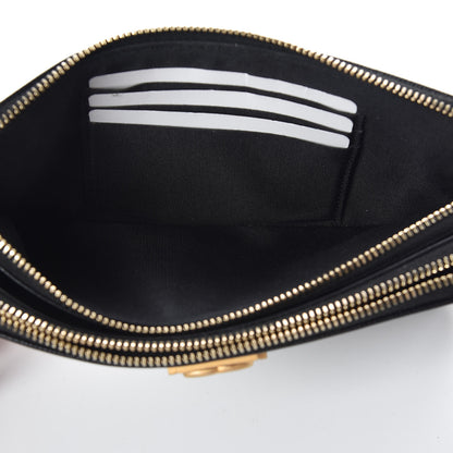 Chanel Caviar Quilted Small Boy Clutch With Chain Black 6 of 12