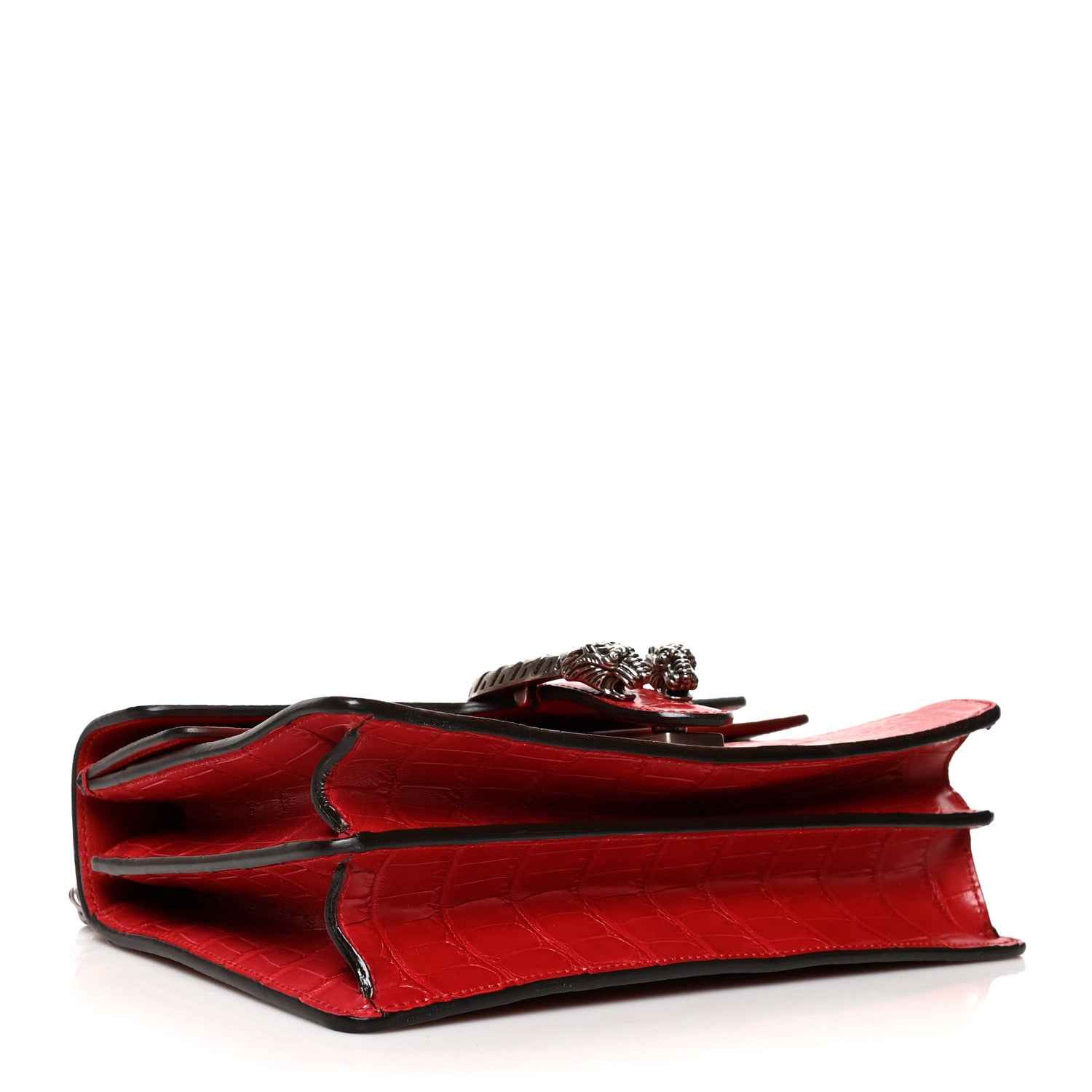 Gucci Crocodile Small Dionysus Shoulder Bag Red 4 of 11