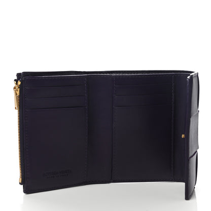 Bottega Veneta Nappa Maxi Intrecciato Trifold Zip Wallet Grape 5 of 6