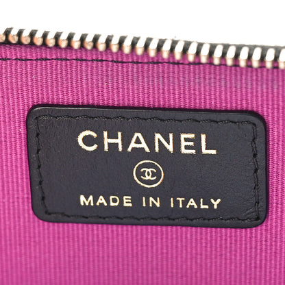 Chanel Caviar Quilted Zipped Key Holder Case Black 6 of 10