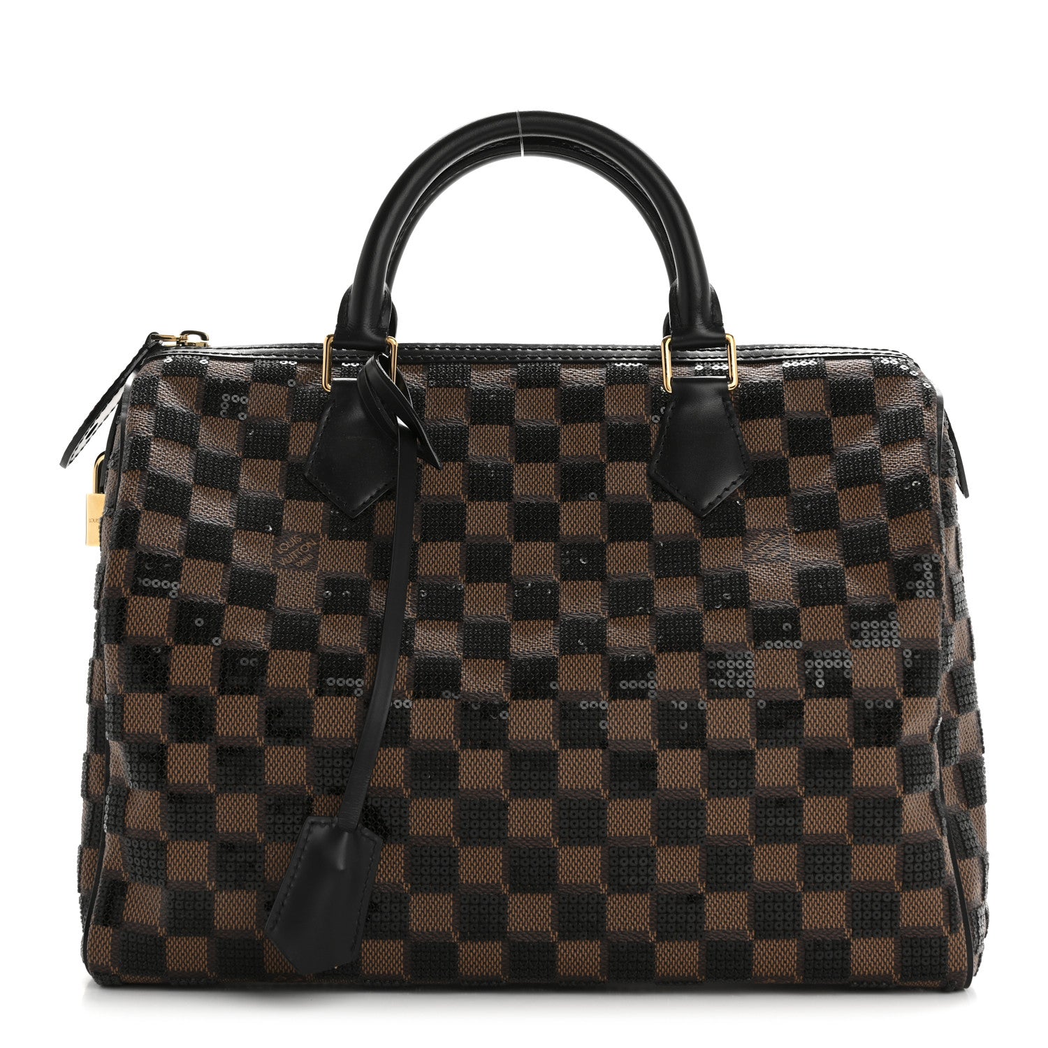 Louis Vuitton Damier Paillettes Speedy 30 Black 1 of 14