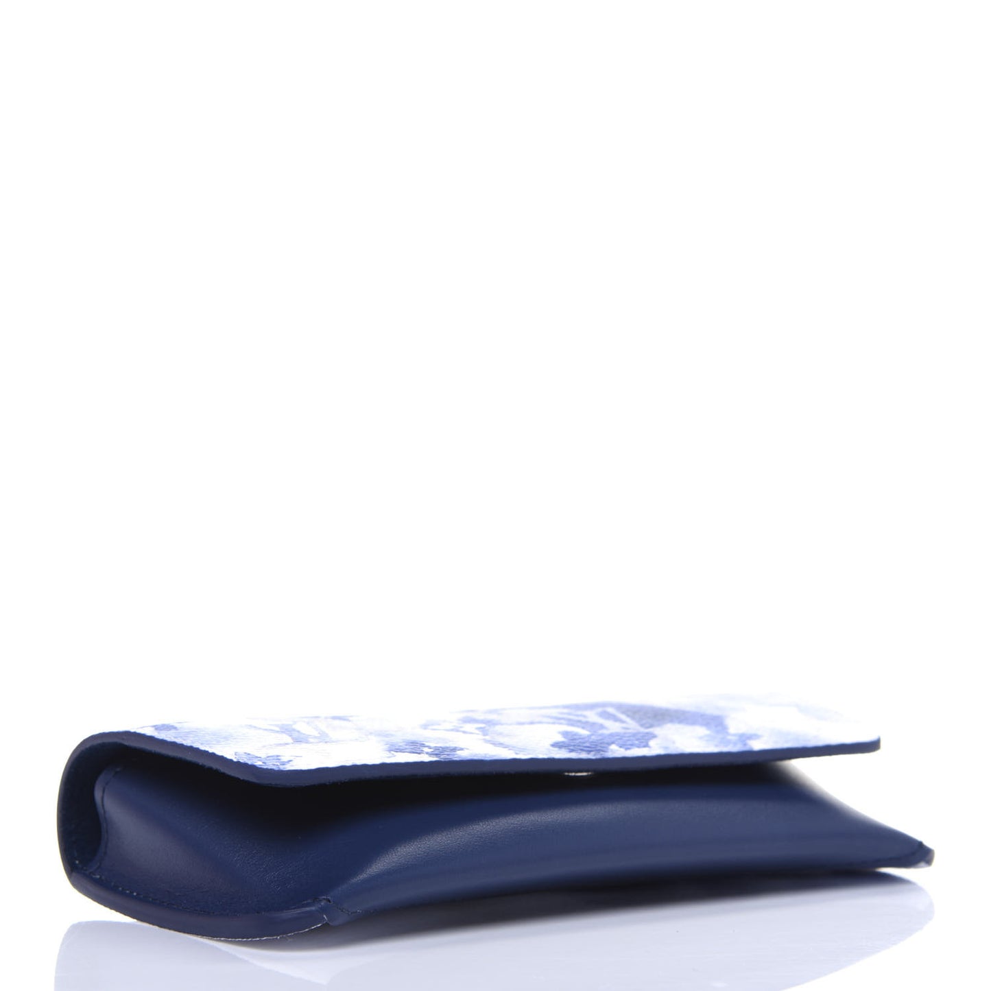 Monogram Watercolor Woody Glasses Case Blue