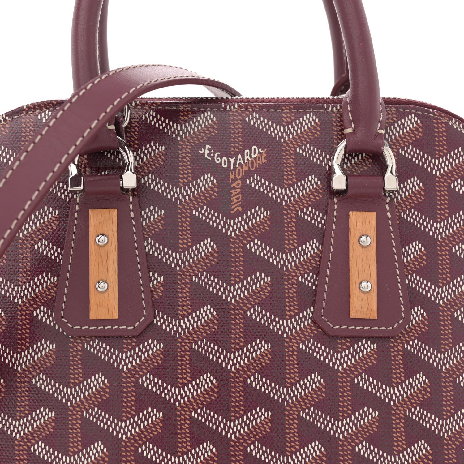 Goyard Goyardine Mini Vendome Burgundy 8 of 12