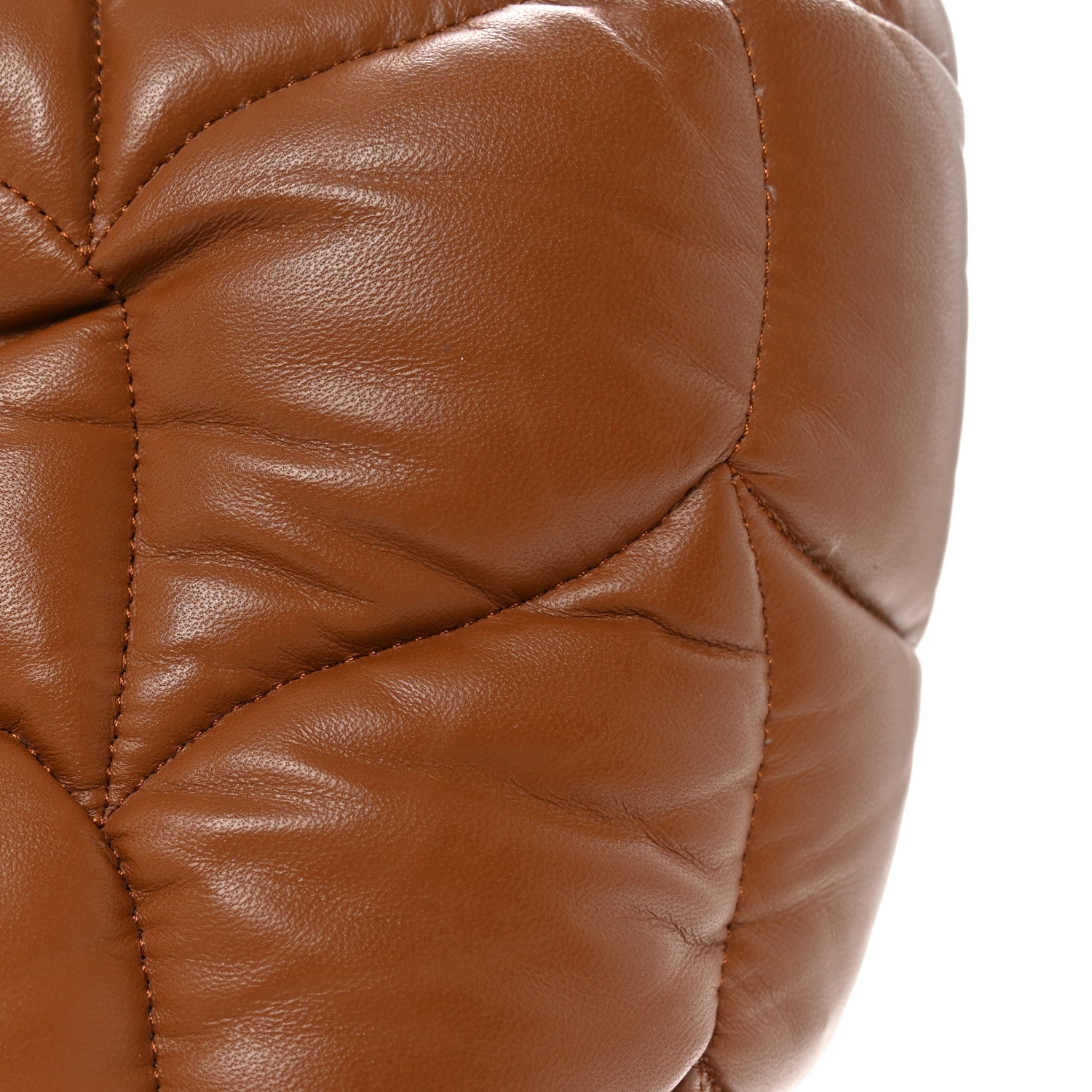 Mulberry Nappa Pillow Quilted Big Softie Tote Tobacco Brown 7 of 9