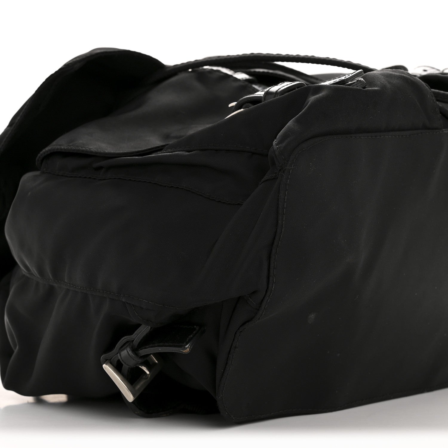 Prada Nylon Vela Medium Backpack Black 9 of 15