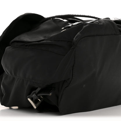 Prada Nylon Vela Medium Backpack Black 9 of 15