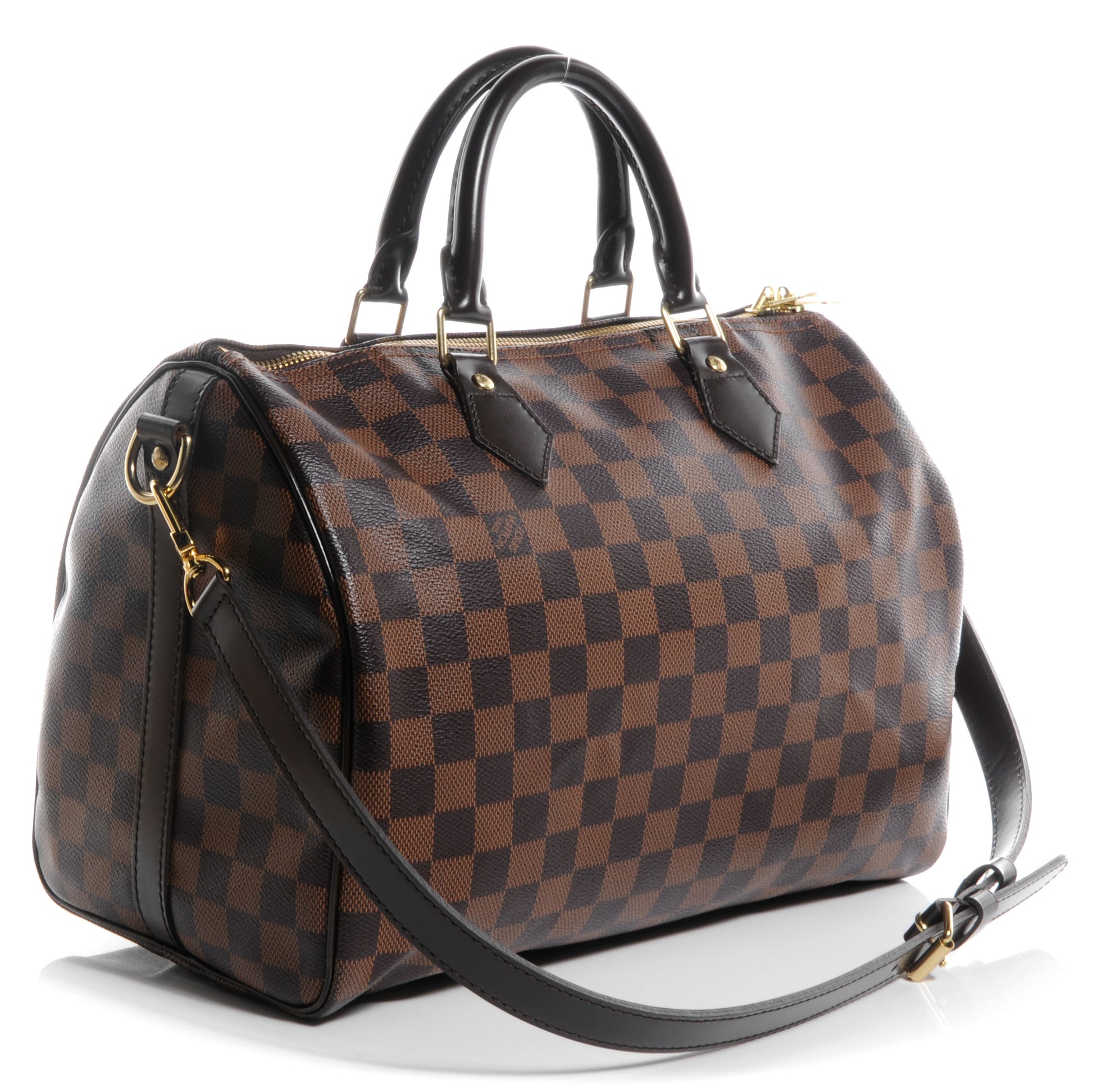 Louis Vuitton Damier Ebene Speedy Bandouliere 30 3 of 8