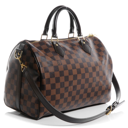 Louis Vuitton Damier Ebene Speedy Bandouliere 30 3 of 8