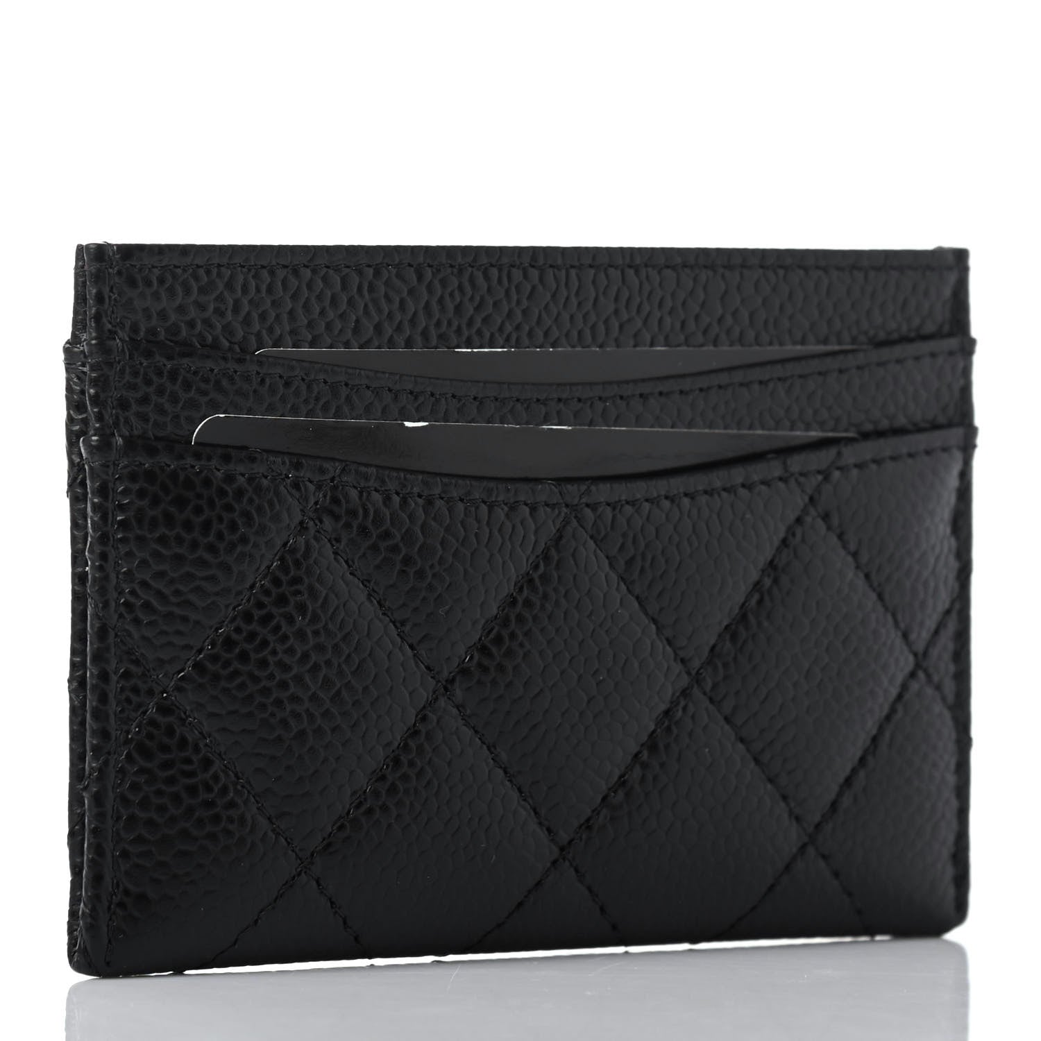 Chanel Caviar Quilted Card Holder Black 2 of 4