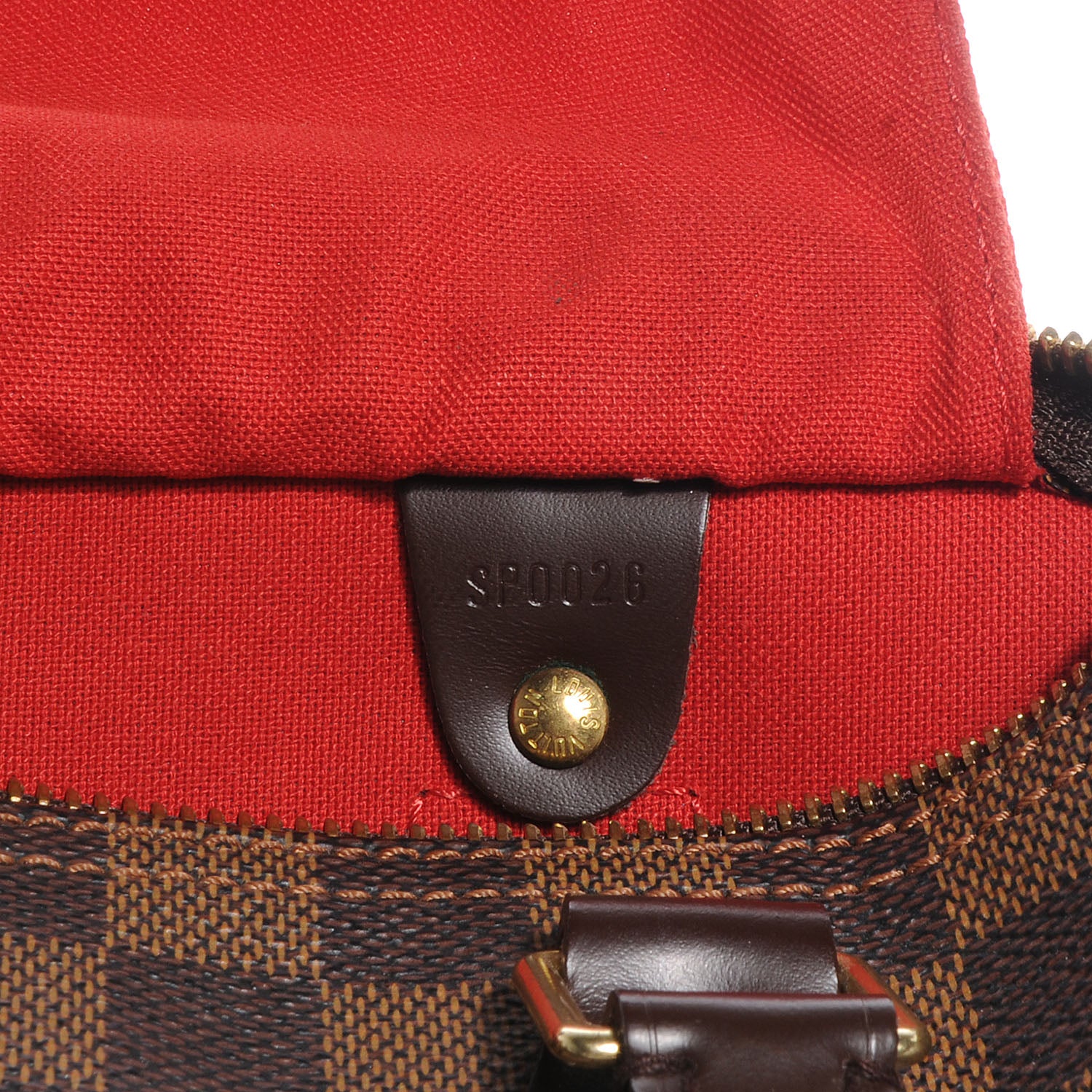 Louis Vuitton Damier Ebene Speedy 25 6 of 8