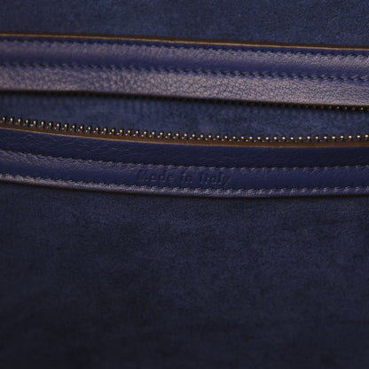 Celine Supple Calfskin Medium Phantom Luggage Indigo 7 of 9