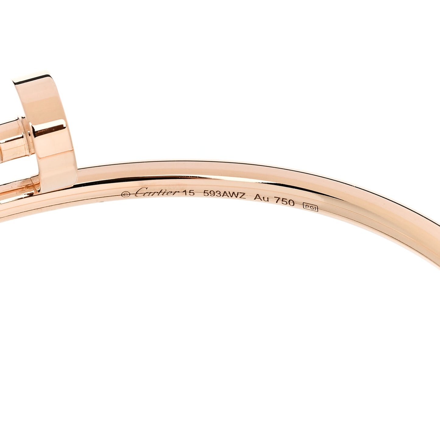18K Pink Gold Small Juste Un Clou Bracelet 15