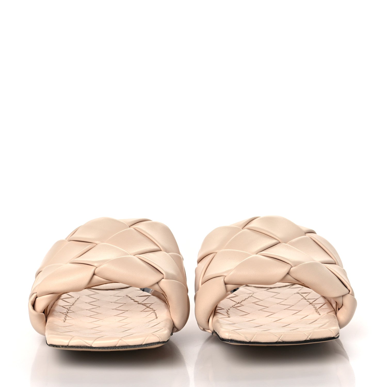 Bottega Veneta Nappa Maxi Intrecciato Lido Flat Sandals 39.5 Bandage 2 of 7