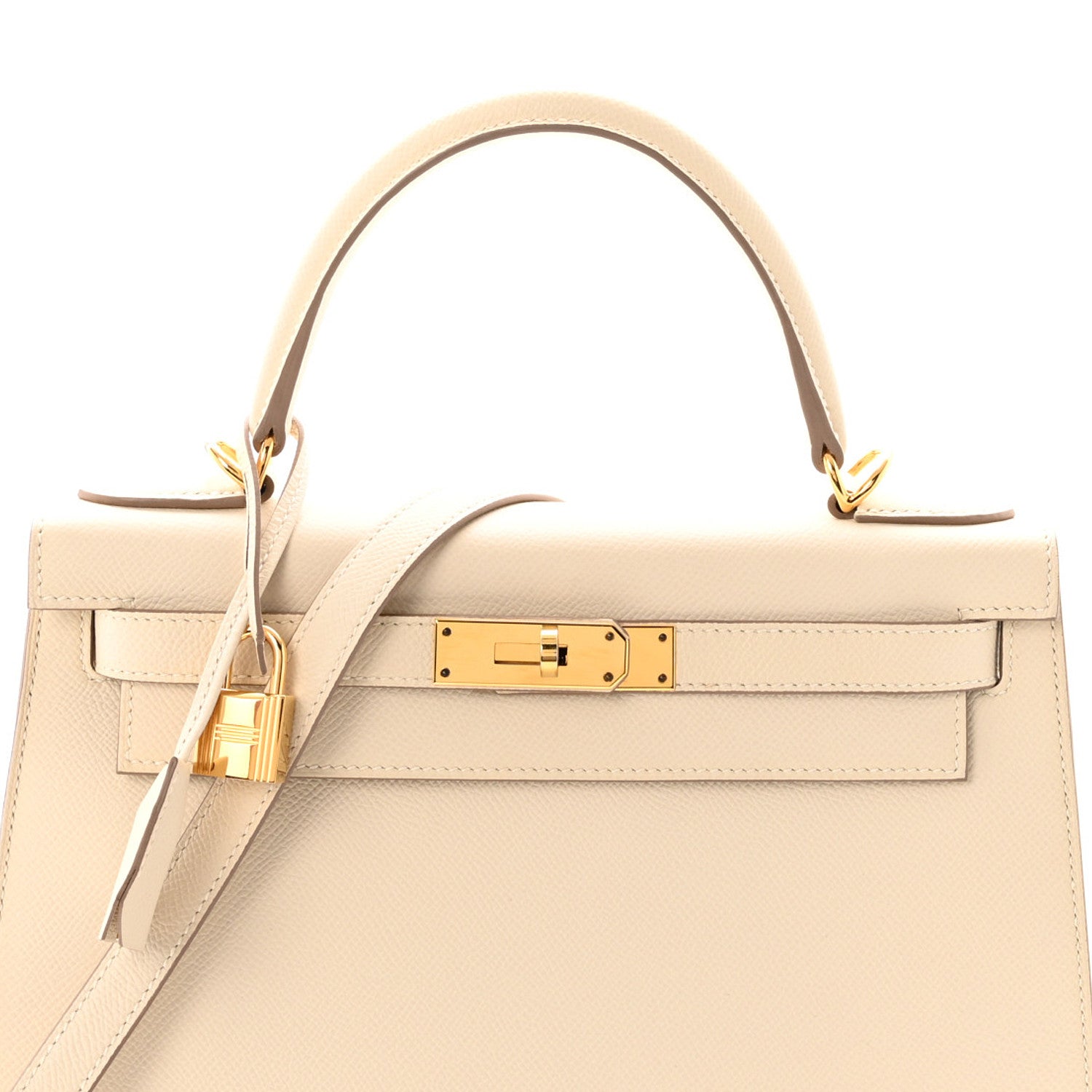 Hermes Epsom Kelly Sellier 28 Craie 8 of 10