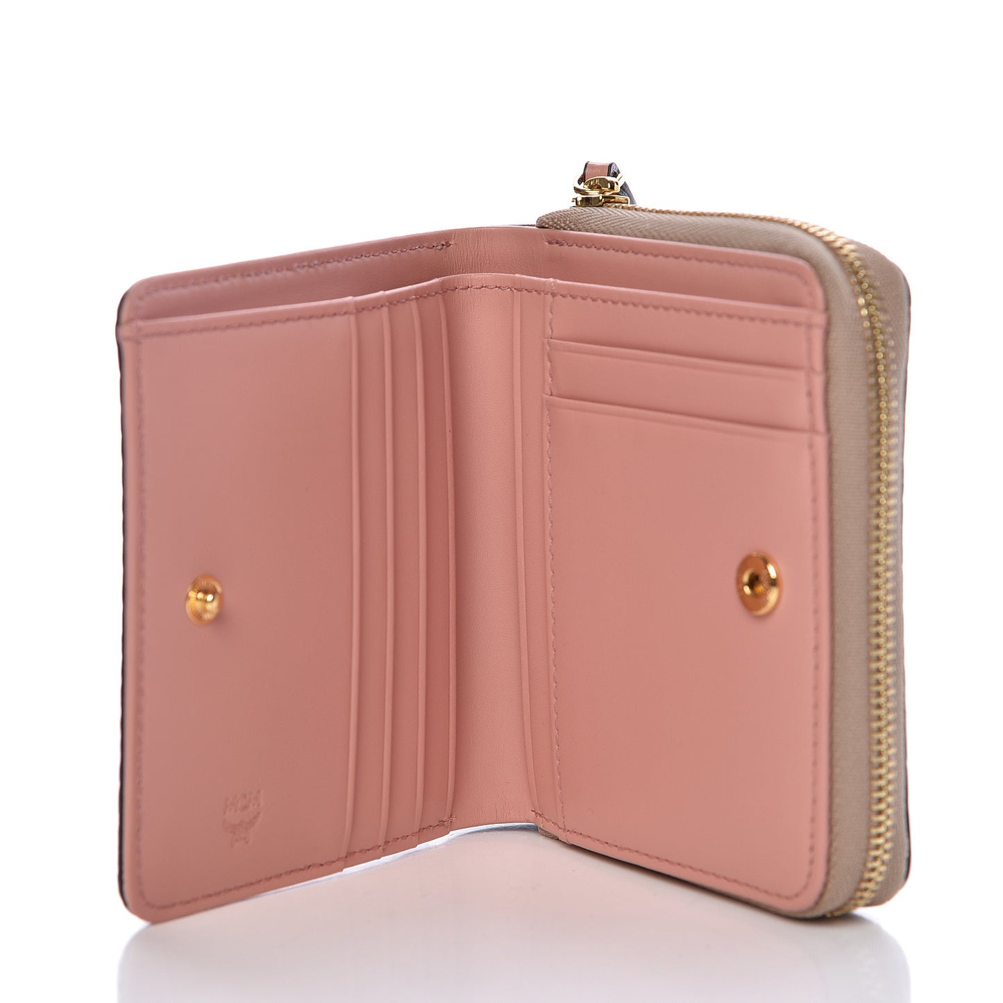Visetos Rabbit Zip Around Wallet Pink