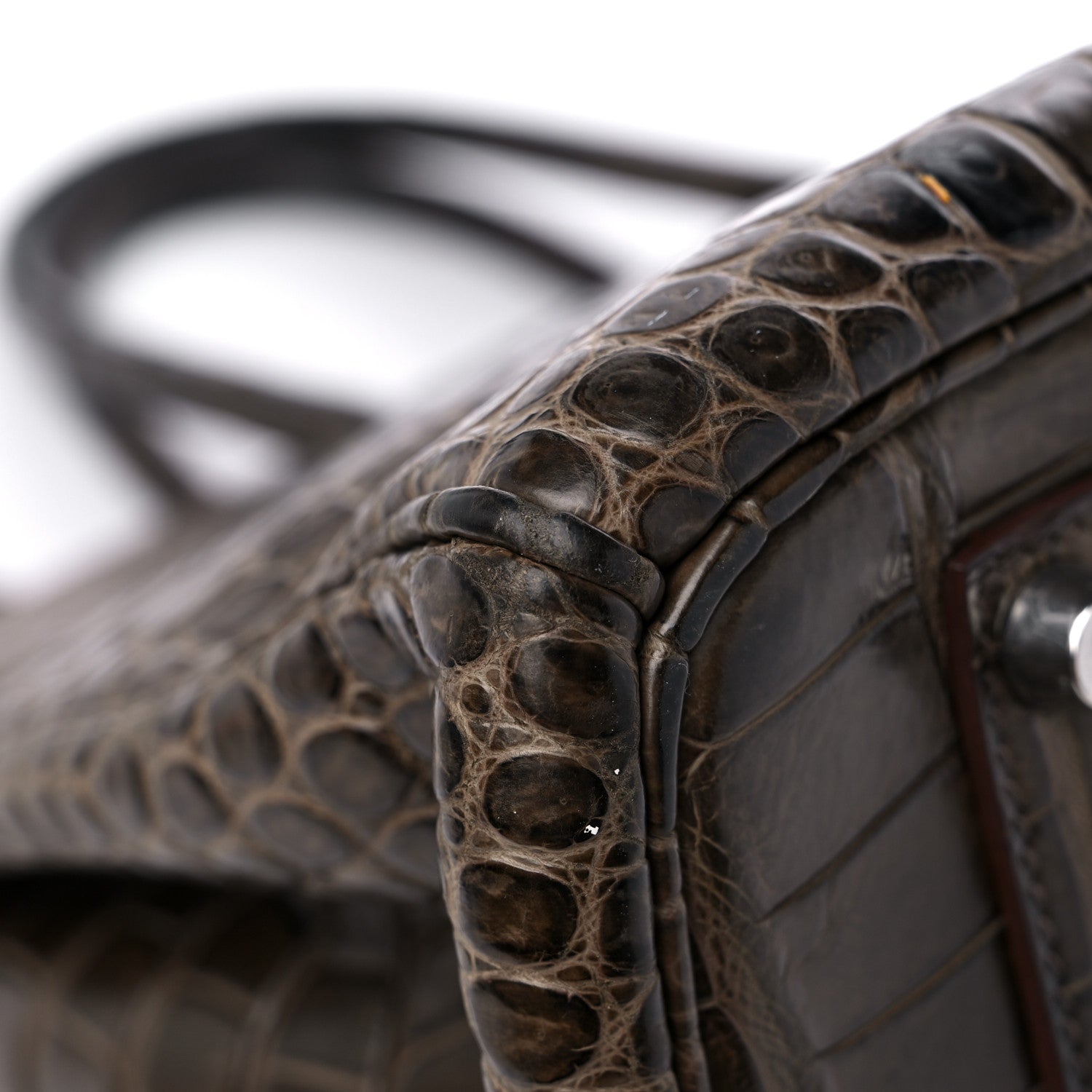 Hermes Matte Porosus Crocodile Birkin 35 10 of 14