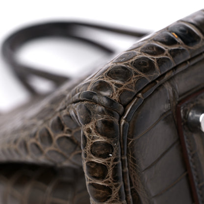 Hermes Matte Porosus Crocodile Birkin 35 10 of 14