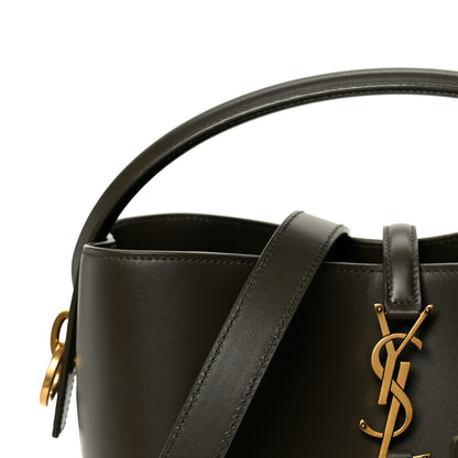 Saint Laurent Shiny Calfskin Le 37 Bucket Bag Deep Musk 11 of 13