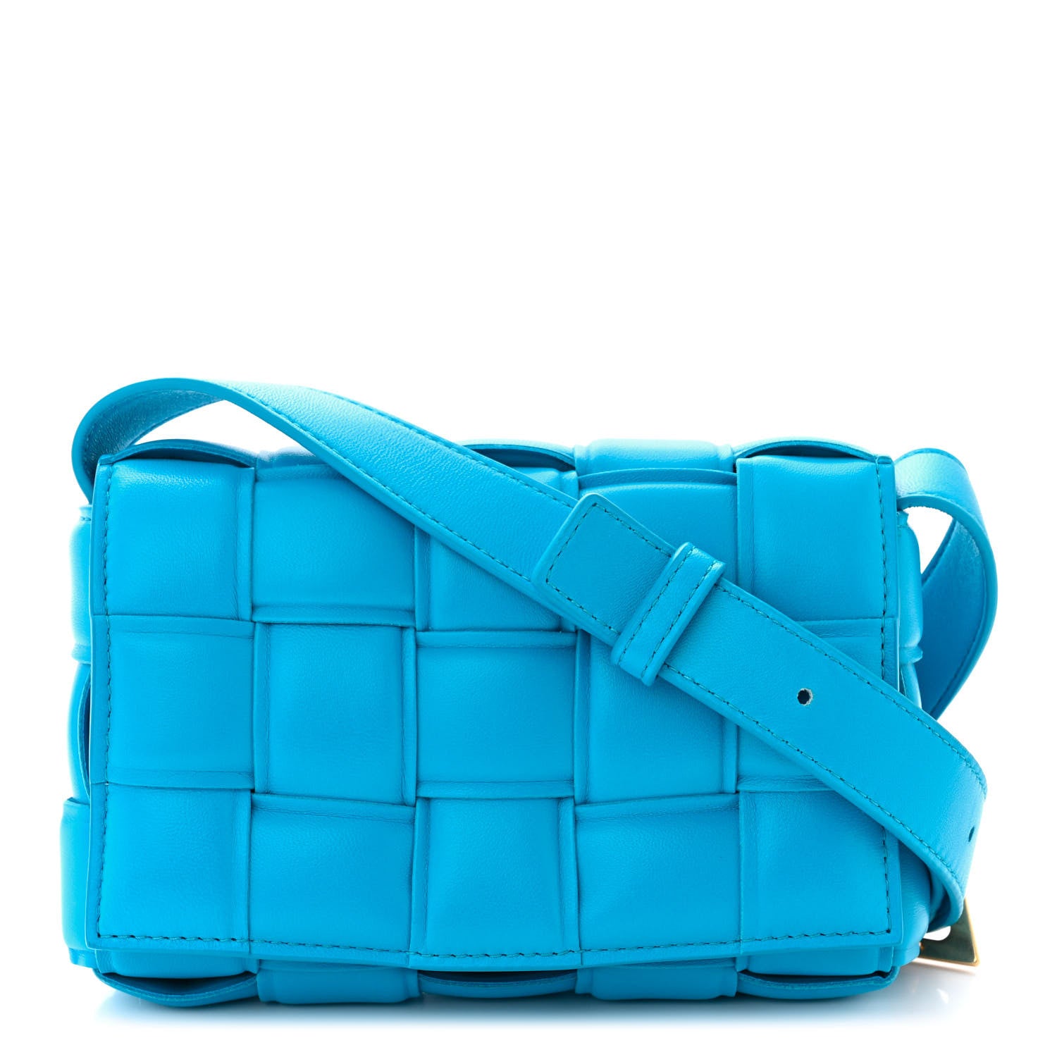 Bottega Veneta Nappa Maxi Intreccio Small Padded Cassette Crossbody Bag Pool 1 of 9