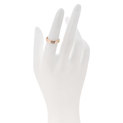 Hermes 18K Rose Gold Diamond Ever Herakles Wedding Band Ring 52 6 2 of 5