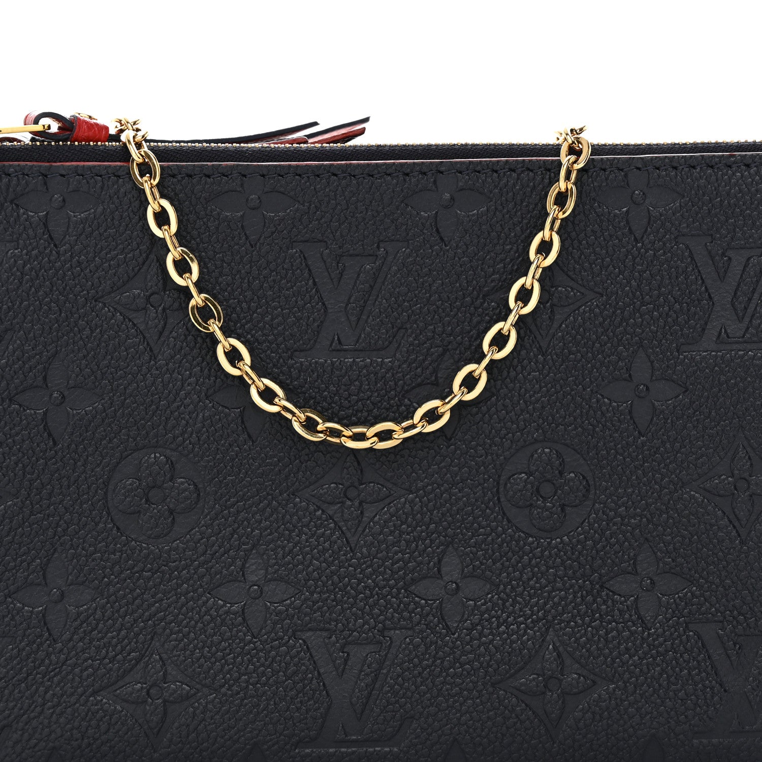 Louis Vuitton Empreinte Double Zip Pochette Marine Rouge 10 of 12