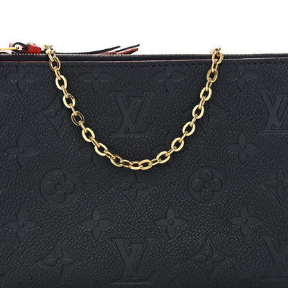 Louis Vuitton Empreinte Double Zip Pochette Marine Rouge 10 of 12