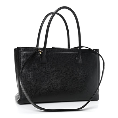 Chanel Calfskin Cerf Executive Shopper Tote Black 3 of 9