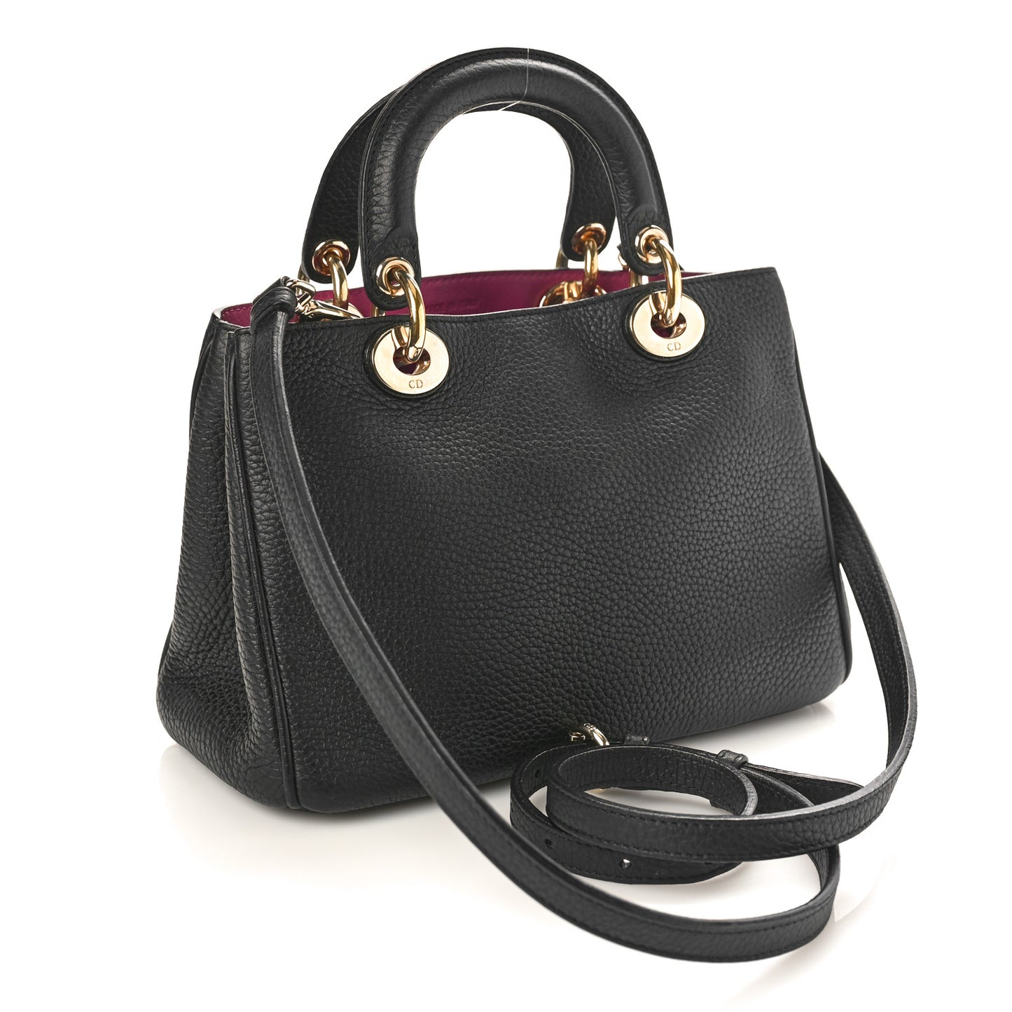 Bullcalf Small Diorissimo Tote Black Rose Indien