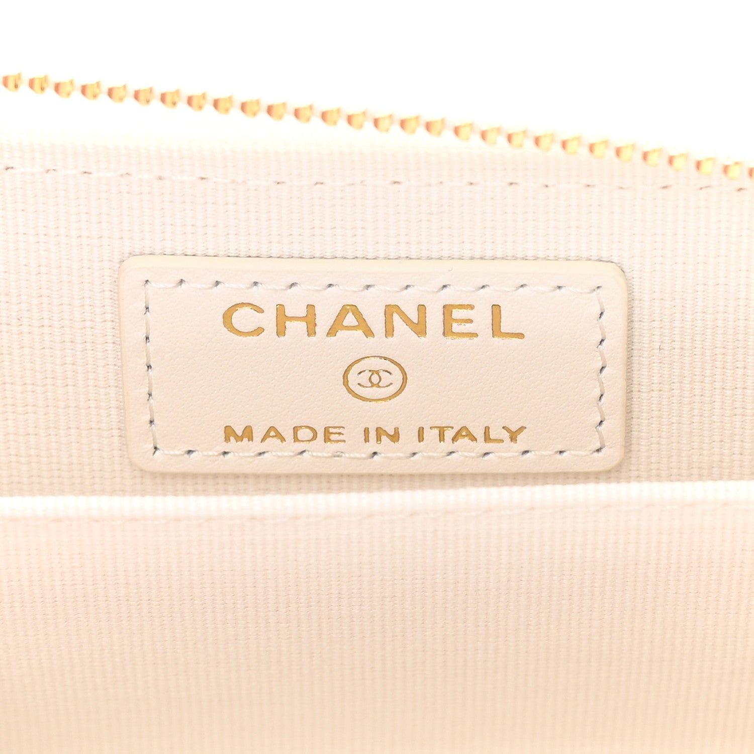 Chanel Tweed Quilted Bow Flap Card Holder On Chain White 6 of 12