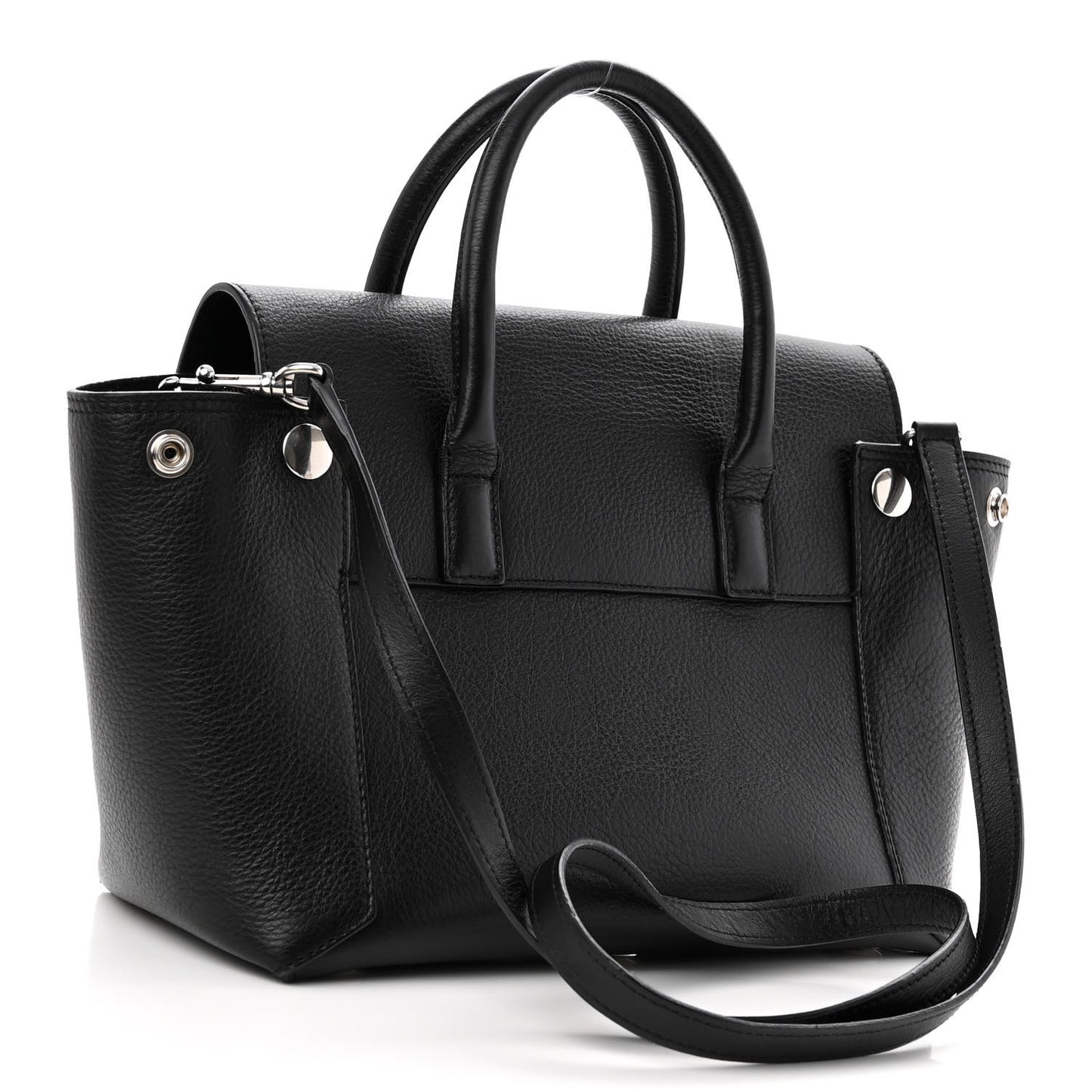 Calfskin Zip Chain Bayswater Black