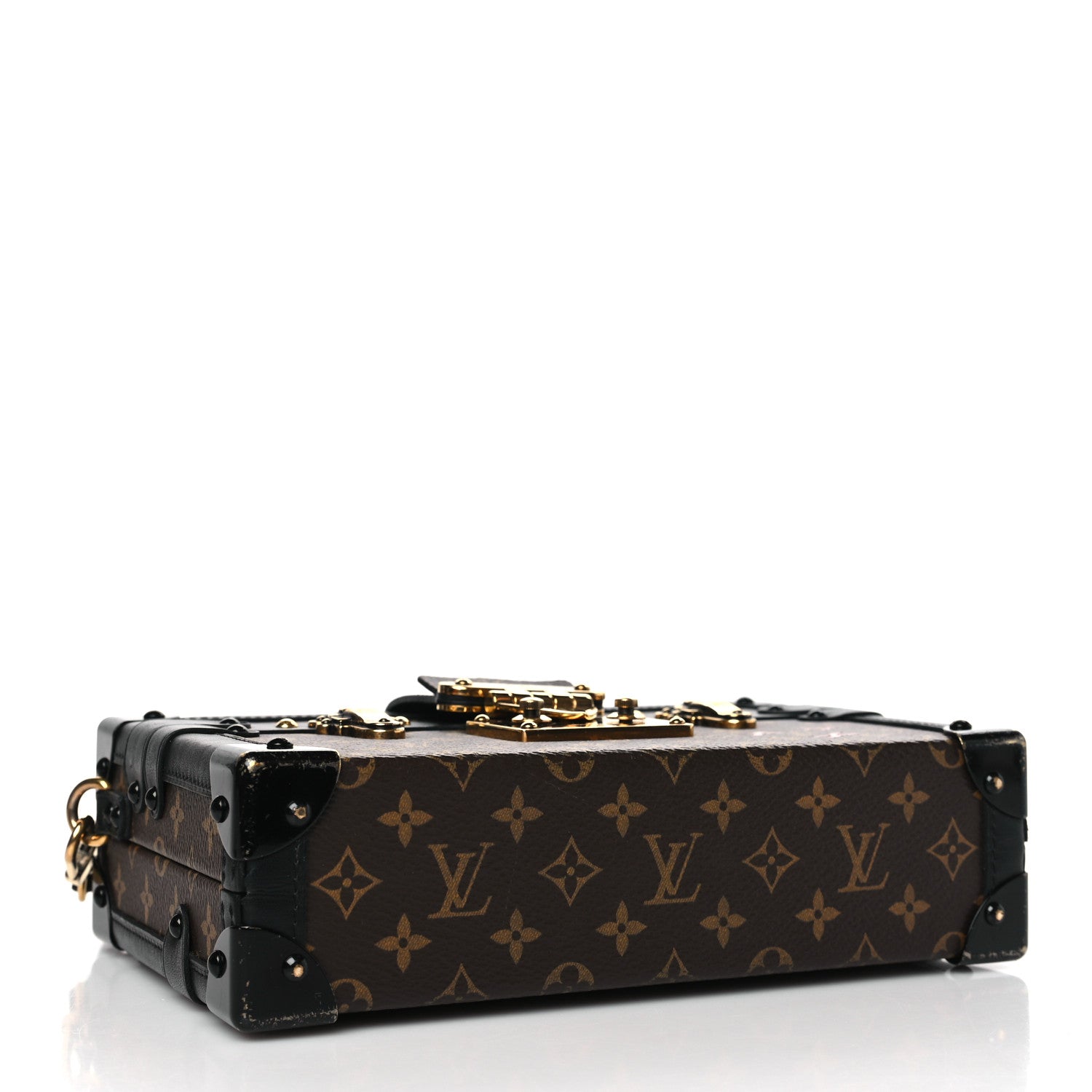 Louis Vuitton Monogram Petite Malle Black 4 of 12