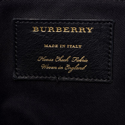 Burberry Derby Calfskin House Check Medium Welburn Tote Mahogany Red 6 of 8