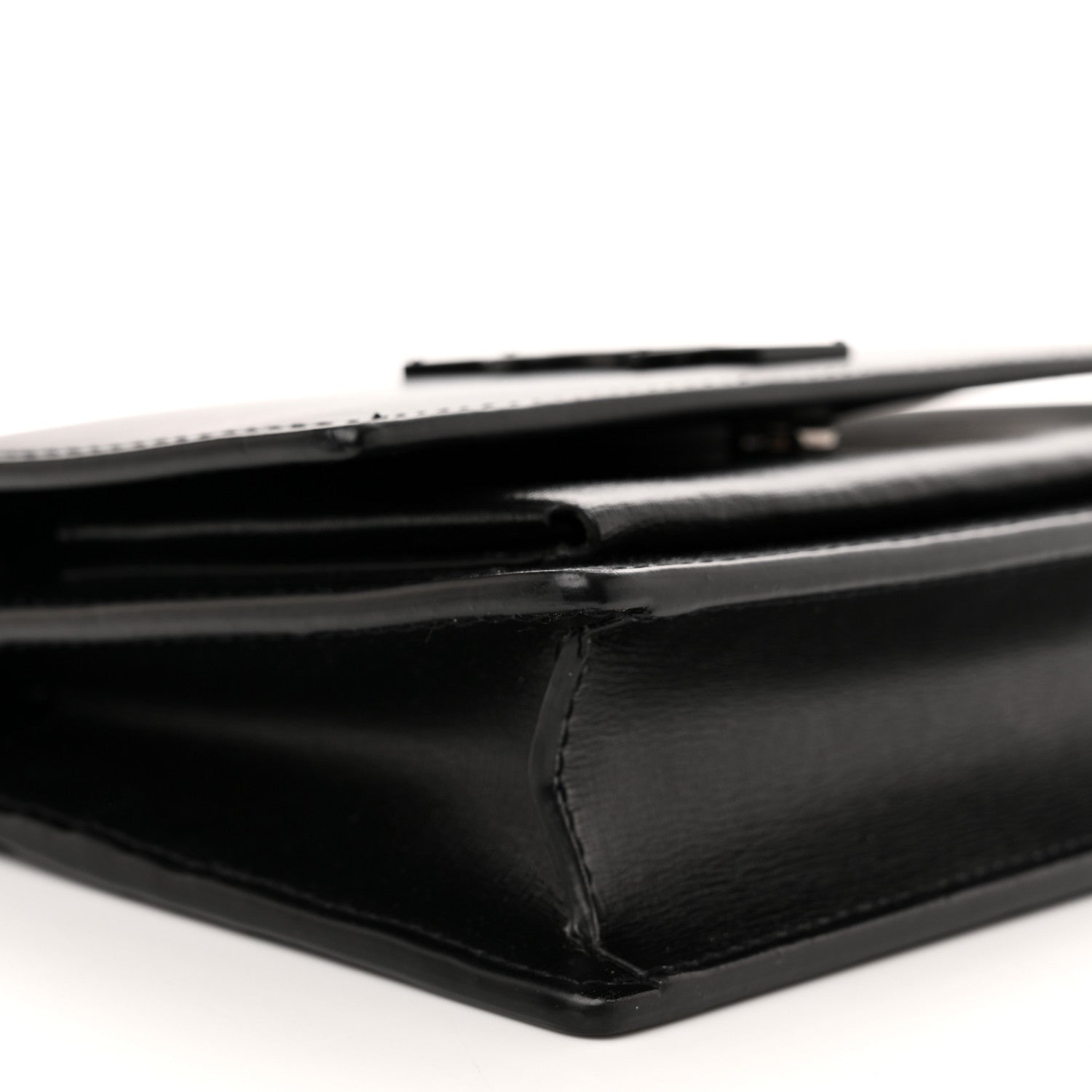 Saint Laurent Calfskin Monogram Sunset Chain Wallet Black 10 of 18