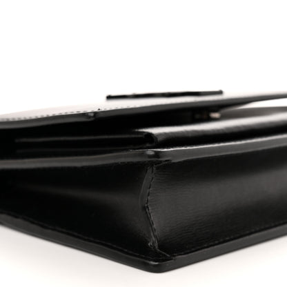 Saint Laurent Calfskin Monogram Sunset Chain Wallet Black 10 of 18